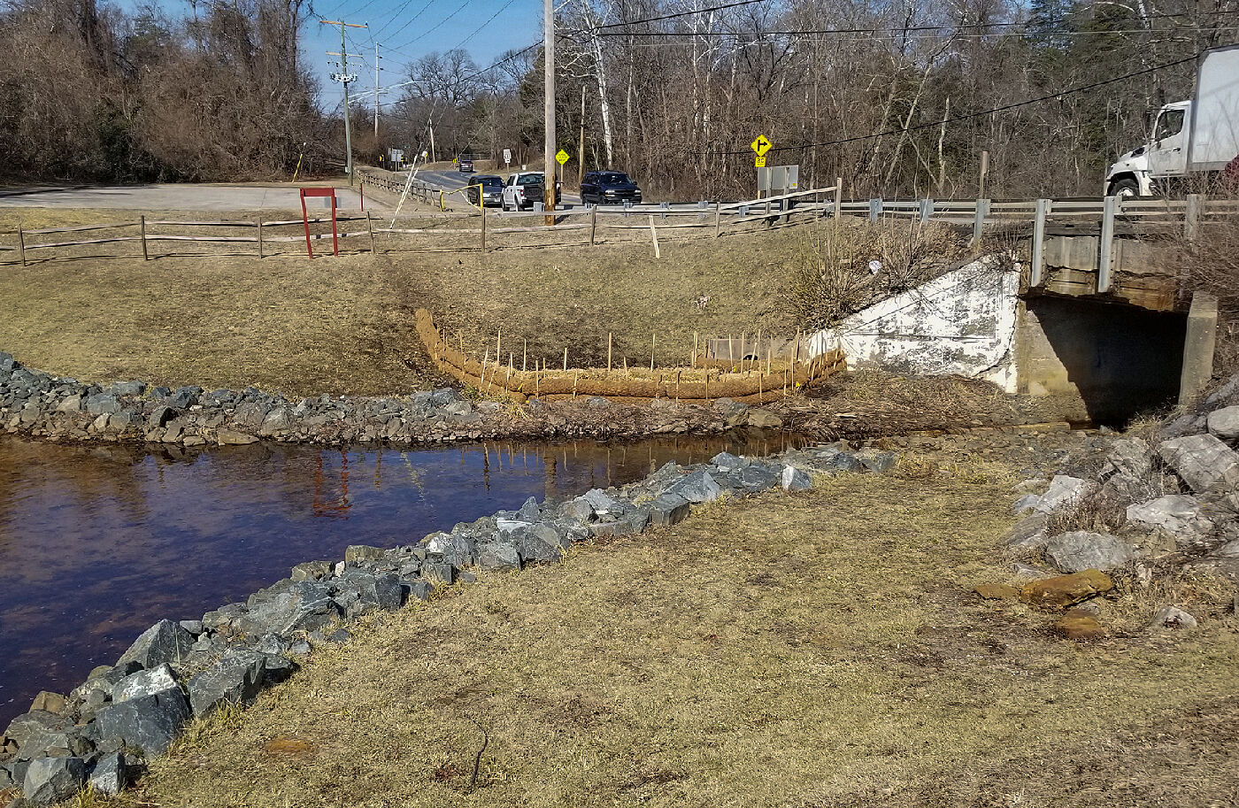 Erosion control, Magothy River, MD